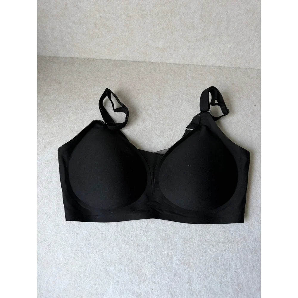 BOOMBA Ava‎ Comfy Bra Onyx Black Large Seamless Wire-Free